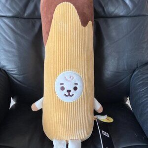 Line Friend Official Goods BT21 RJ Baby Sweet Things Big Churro Body Pillow NWT